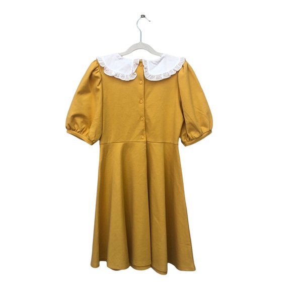 Janie & Jack Mustard Yellow Dress size 12 - Picture 7 of 12
